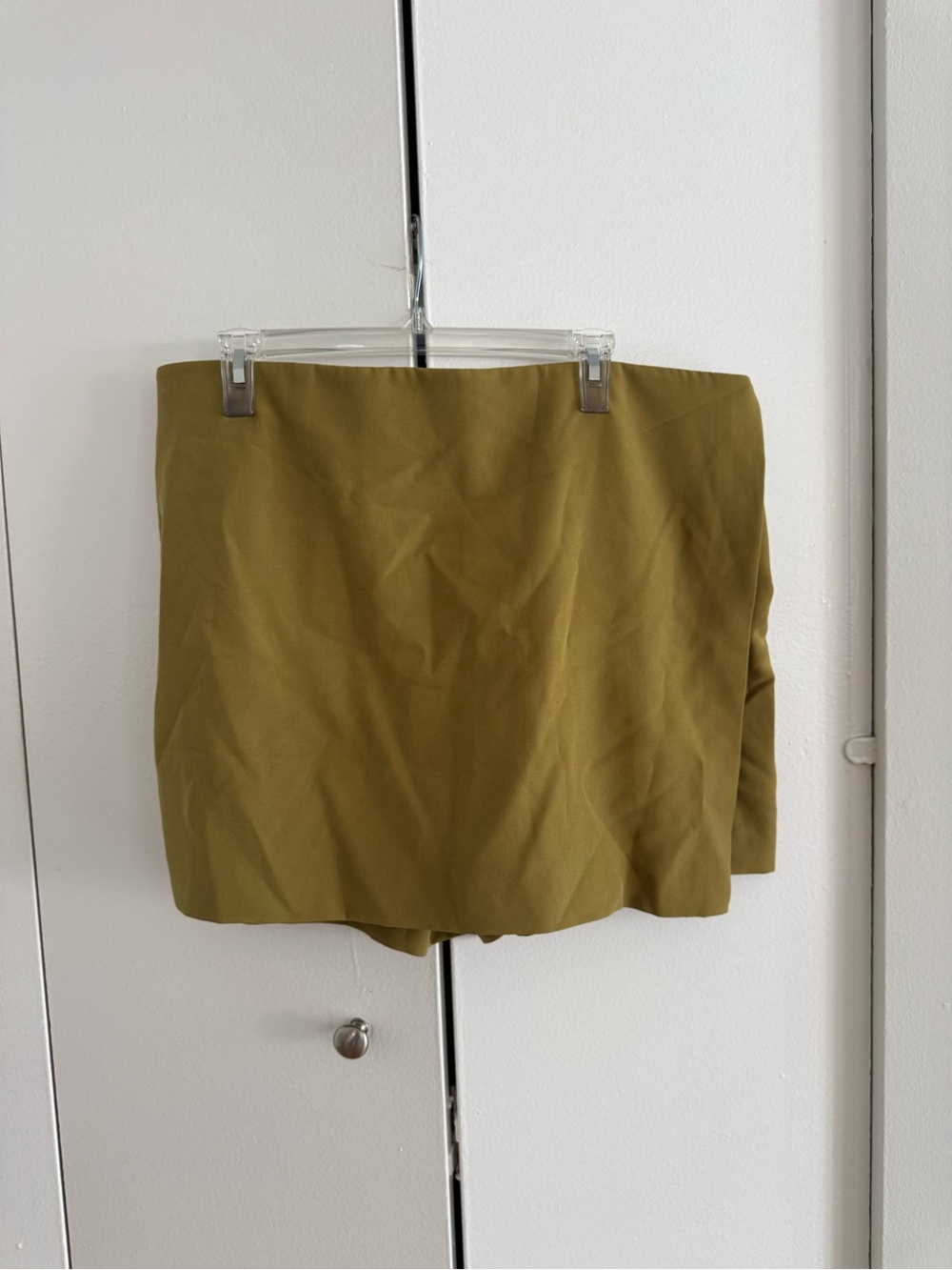 Olive Green Women's Mini Skort
